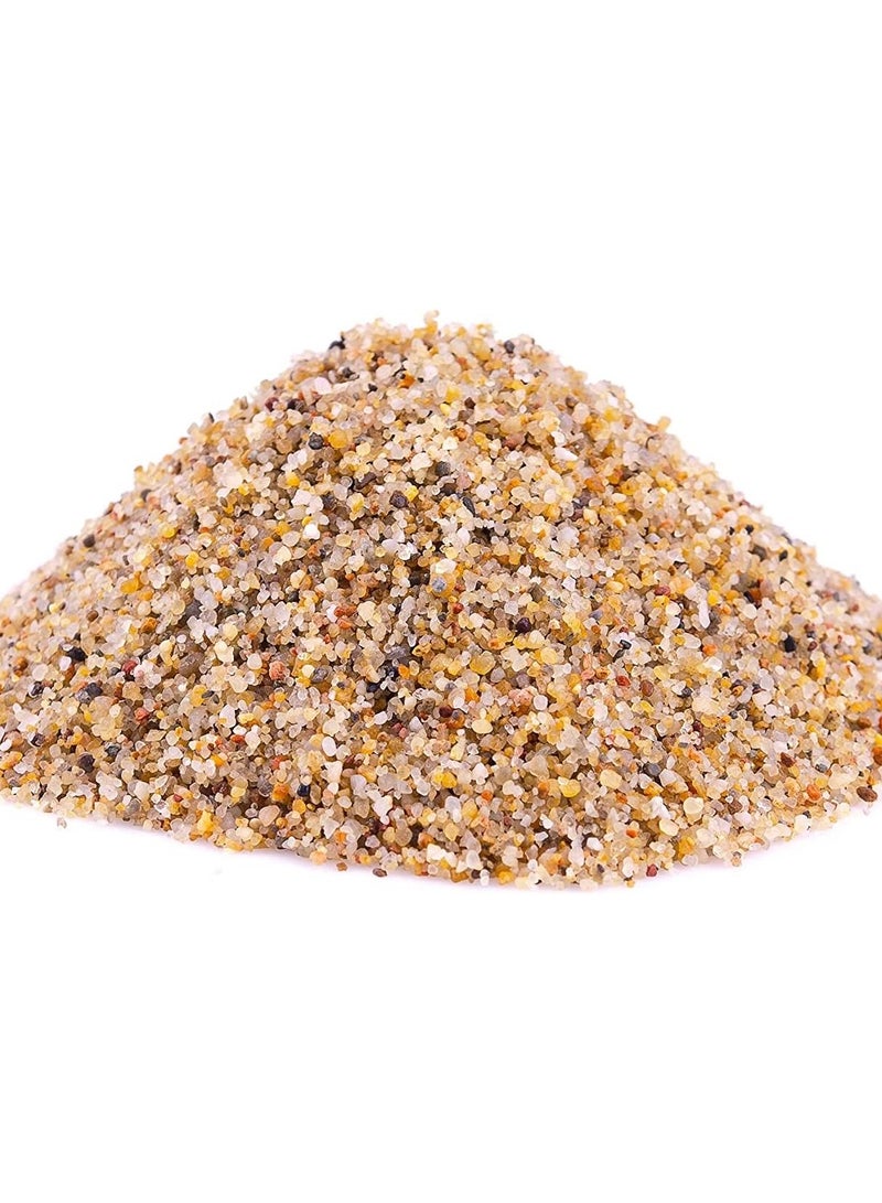 Natural Color Aquarium Fish Tank Decoration Gold Stones 1-2mm - Image 1