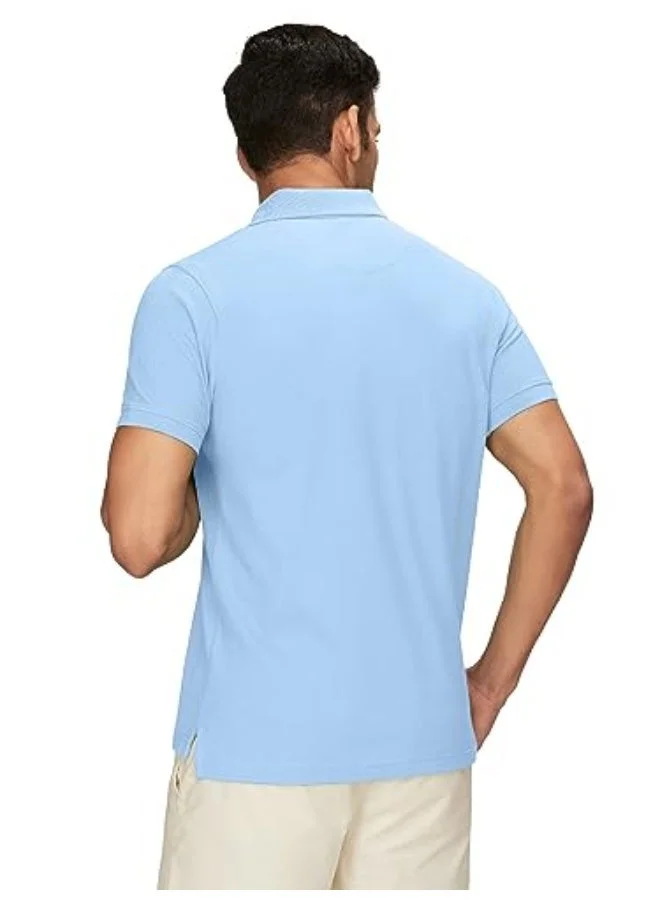 اكس واي اكس اكس تي شيرت بولو XYXX رجالي من Nova مصنوع من القطن الممشط بنسبة 100% بقصّة عادية