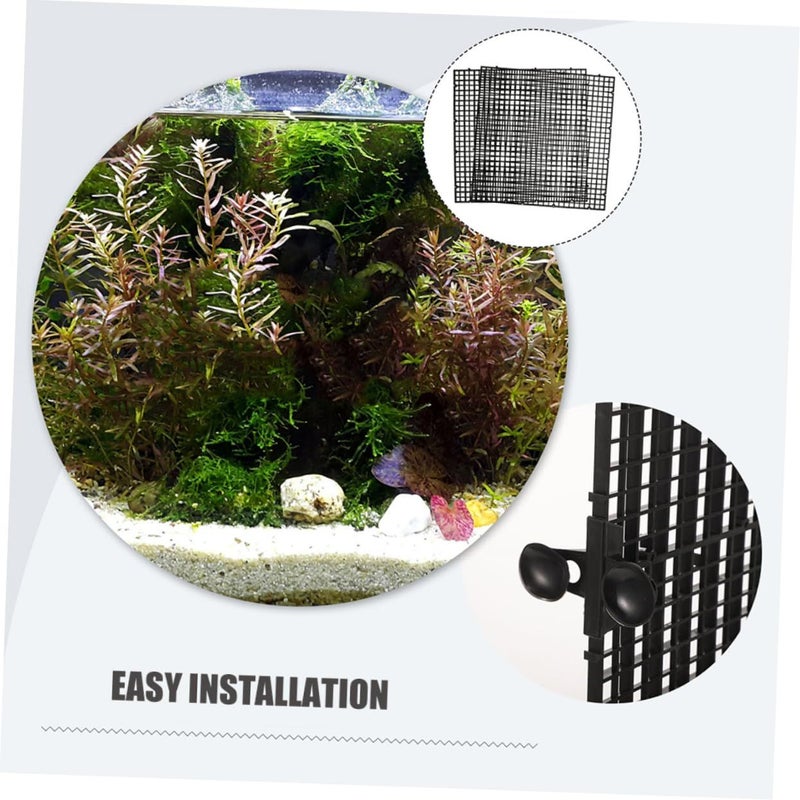 4 Sets Fish Tank Divider Plastic Crate Isolation Board with Clips for Aquariums - Image 4