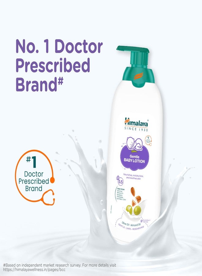 Himalaya Gentle Baby Lotion 700ml | with Almond oil, Olive oil, Country Mallow | No.1 Doctor-Prescribed Brand |pH 5.5 formulation | Nourishes and moisturizes your baby's skin | Safe for Newborns - Image 5