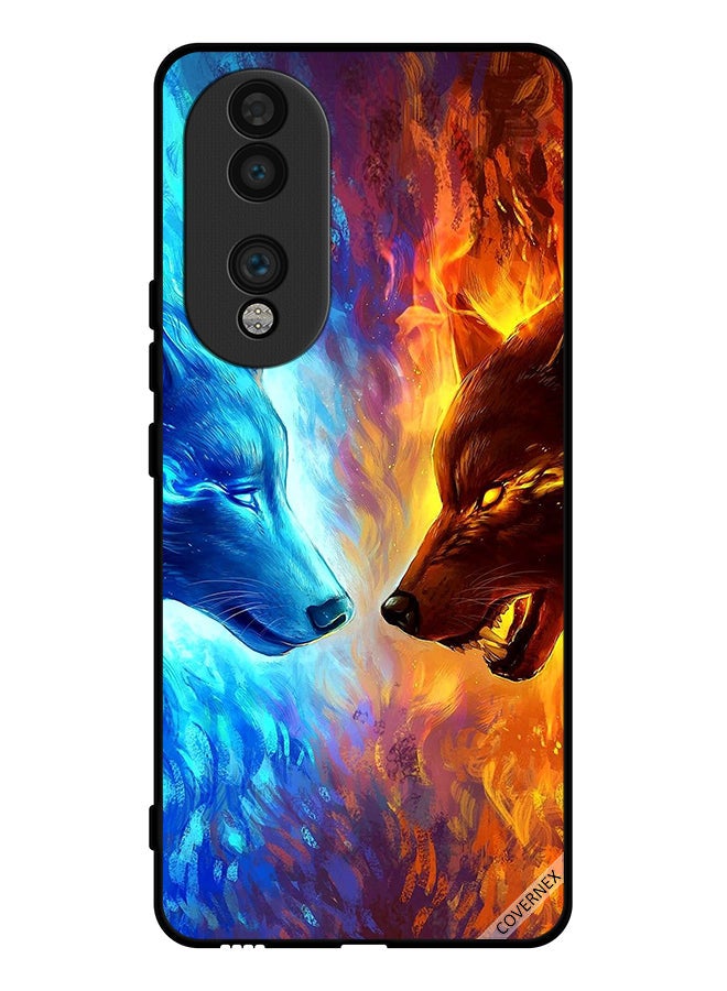 Covernex Protective Case Cover For Honor 70 Water & Fire Wolf - Image 1