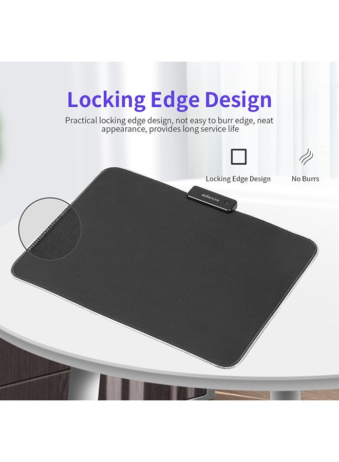 RGB Soft Gaming Anti-Slip Mouse Pad With Locking Edge - Image 3