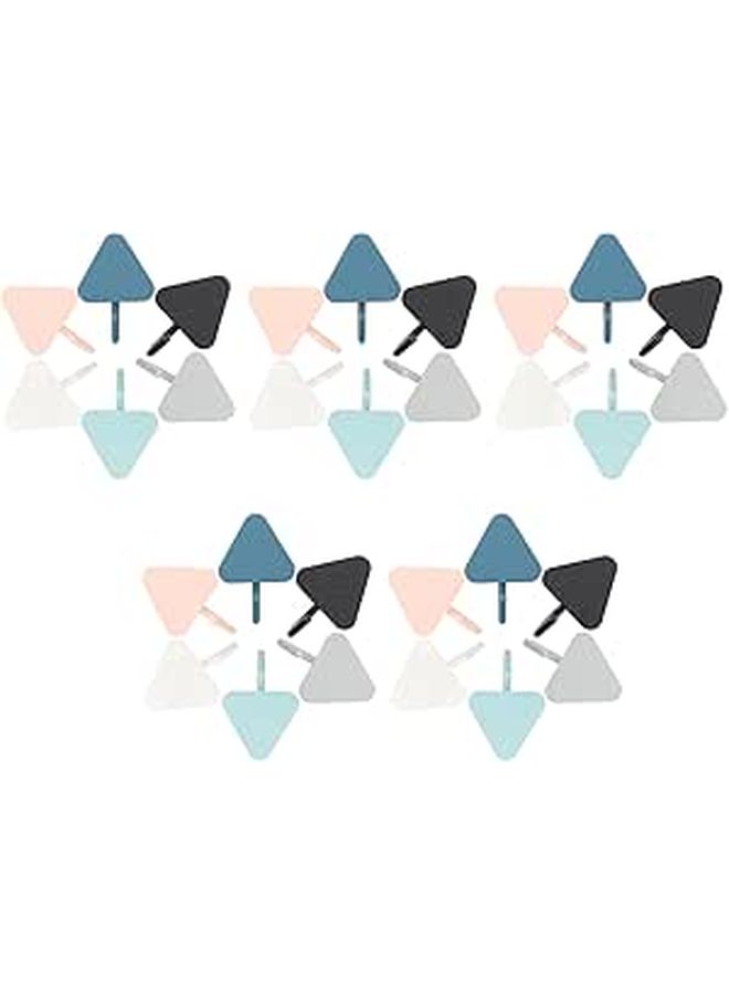 Cartoon 30Pcs Self Adhesive Towel Hooks No Drilling Wall Mount for Bathroom - Image 1
