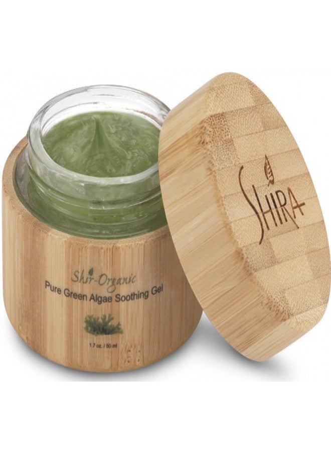 Shira Shir Organic Green Algae Soothing Gel, 50ml - Hydrating & Calming Formula for Dry, Sensitive, Rosacea, Couperose & Irritated Skin, Redness Relief, Natural Skincare, Gentle Skin Care Treatment
