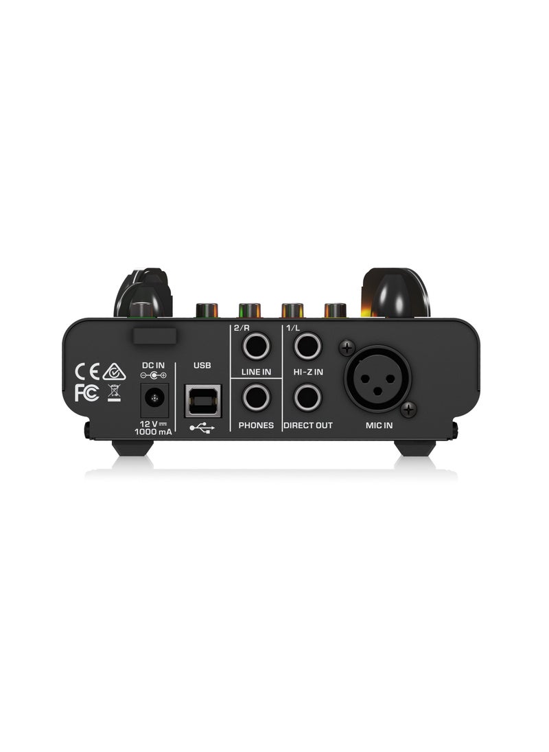 behringer - Behringer Audiophile Vacuum Tube Preamplifier with Preamp Modeling Technology and USB/Audio Interface - Image 1