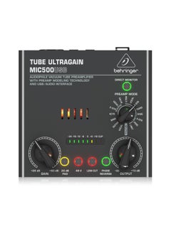 Behringer Audiophile Vacuum Tube Preamplifier with Preamp Modeling Technology and USB/Audio Interface