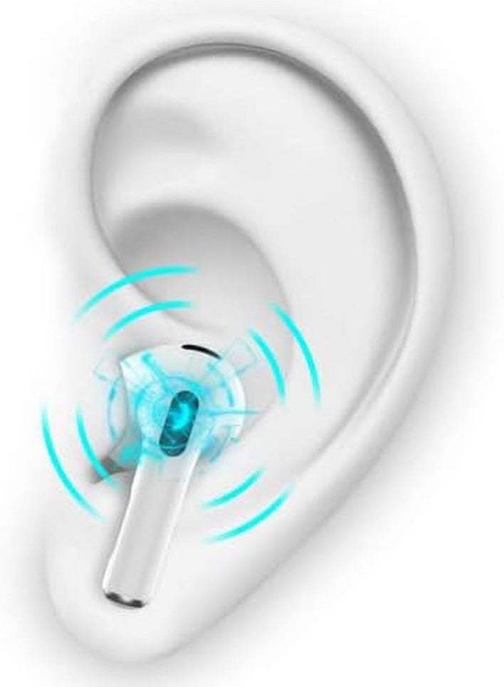 GREEN LION True Wireless Earbuds 3 G1 / BT 5.0 Version / Intelligent Touch Control / Comfortable to Wear / Wireless Charging Capabilities / POP-UPS & Auto Pairing / 10M Distance Range - White - Image 5