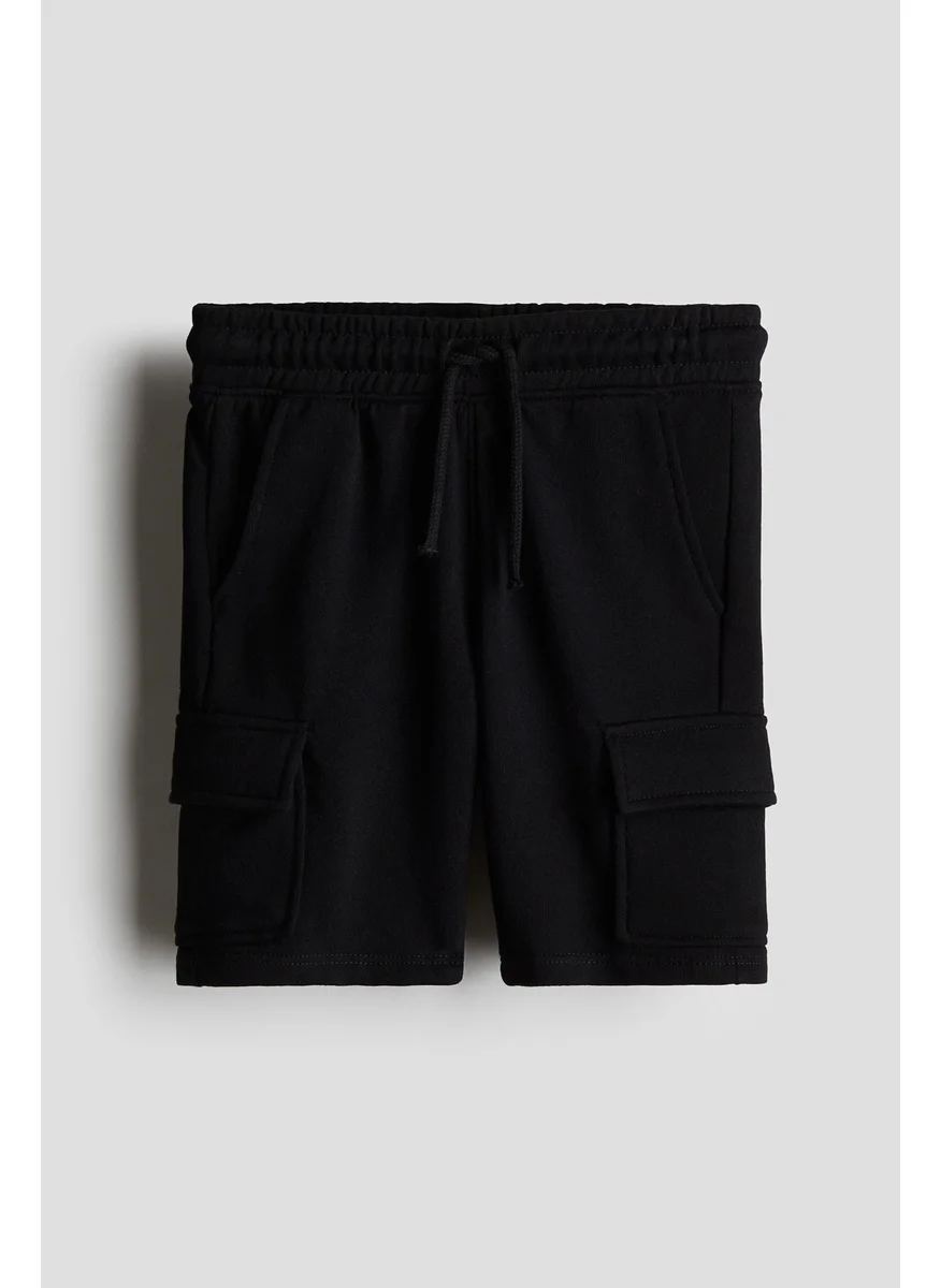 H&M Cargo Sweatshirt Shorts