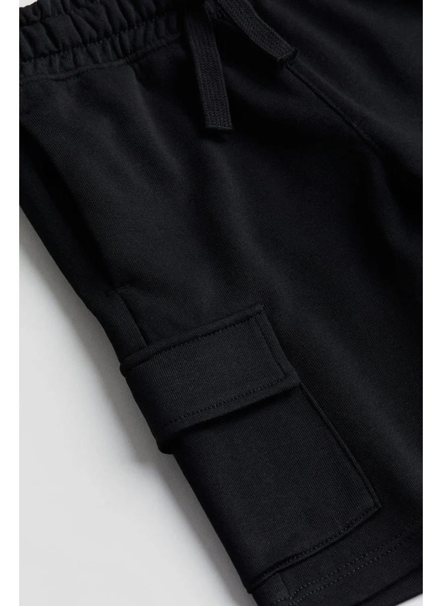 H&M Cargo Sweatshirt Shorts