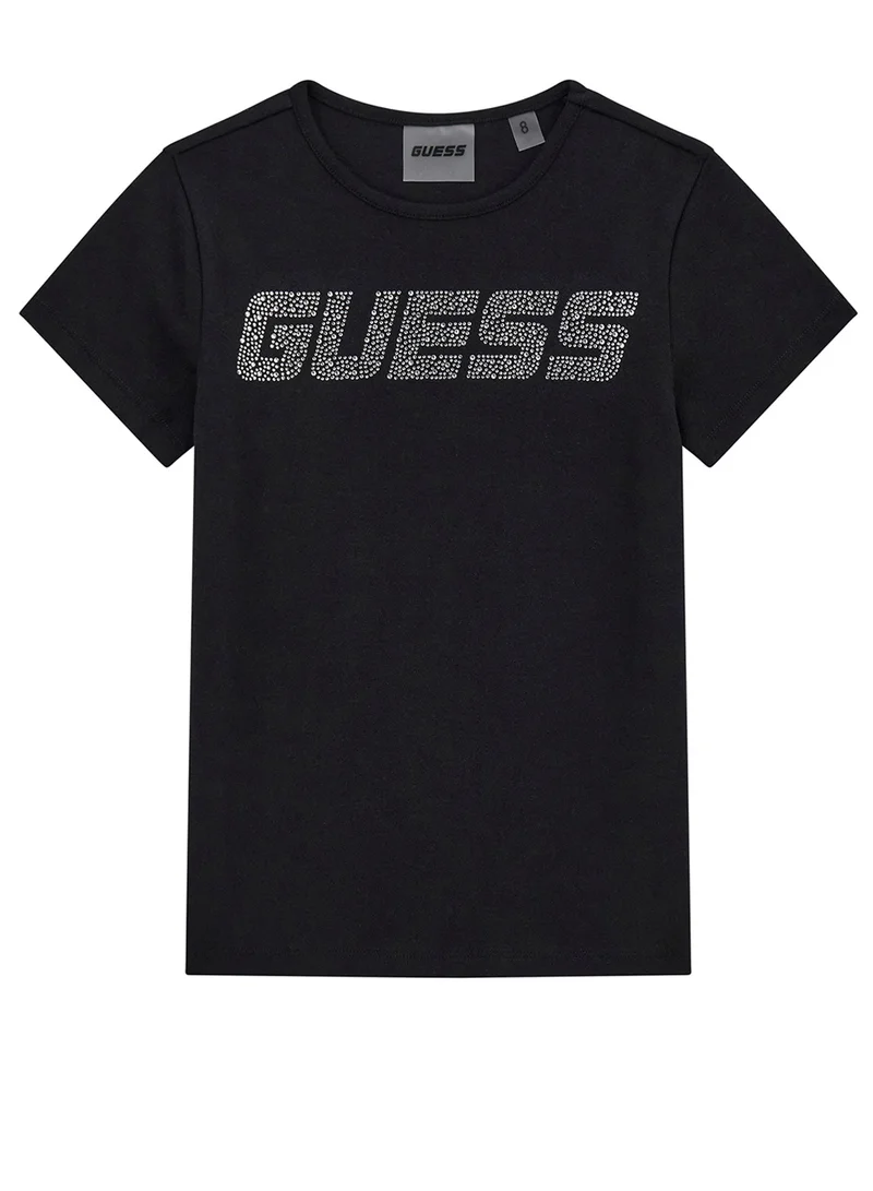 جس Kids Graphic Crew Neck T-Shirt