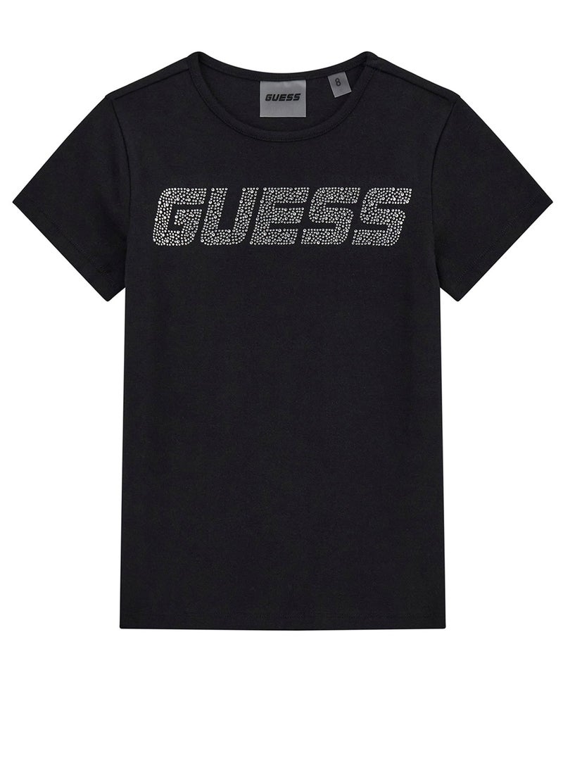 GUESS Kids Graphic Crew Neck T-Shirt - Image 1