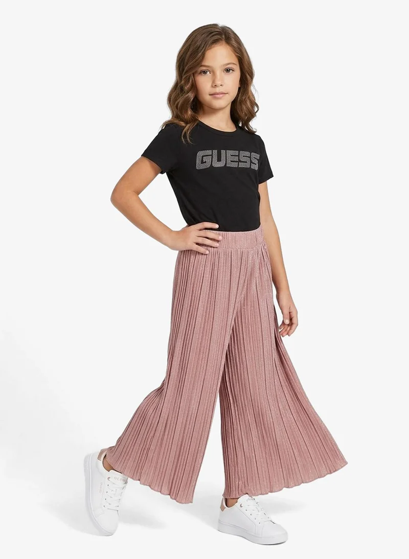 جس تيشيرت برسومات للأطفال بياقة دائرية