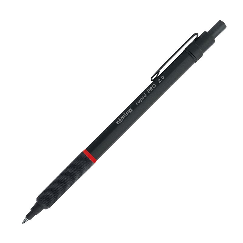 Rotring قلم رصاص ميكانيكي روتراينغ رابد برو، 2.0 مم، أسود - Image 1