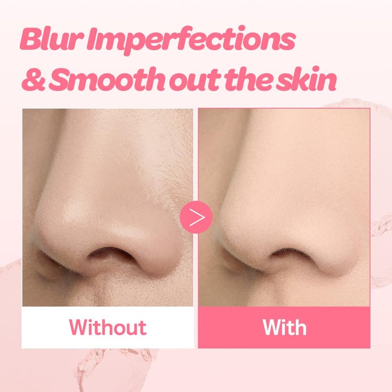 I'M MEME Compact - Tone-up Pact | Korean Pressed Setting Powder for Pink Blur Effect, with Calamine, Makeup Powder Foundation, Translucent Compact, Finishing Powder, Oil Control Face Powder, 0.35 Oz - Image 3
