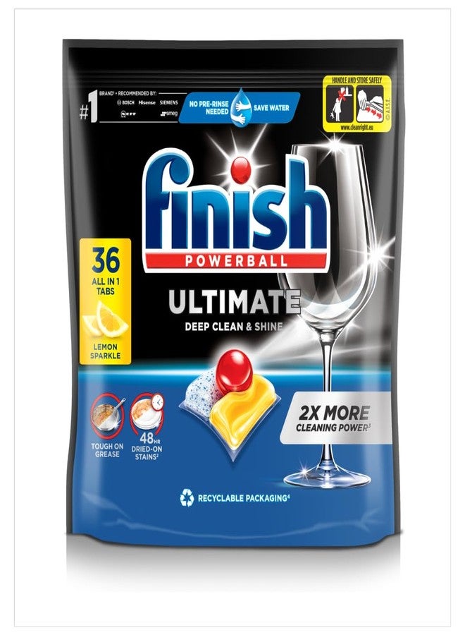 Finish Ultimate All in One Dishwasher Tablets 36 Lemon