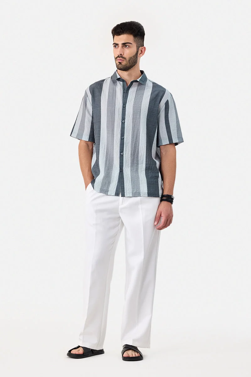 SNITCH Box Fit Stripes Shirt