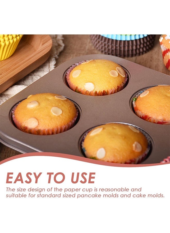 400 قطعة من بطانات الكب كيك الورقية متعددة الألوان للاستخدام مرة واحدة، مثالية لأعياد الميلاد والحفلات والاحتفالات - Image 5