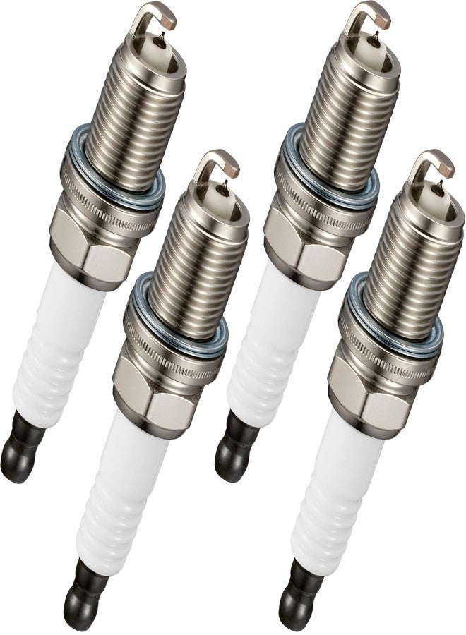 BDFHYK IFR6A-11 Iridium Spark Plugs Compatible with Lexus for Toyota HS250h ES330 GS300 LS430 Matrix Camry 4Runner RAV4 Tundra Sienna 1.6L 2.0L 3.0L 4.0L Engine Replacement for 3297, Set of 4 - Image 1
