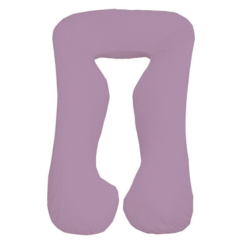 COOZLY Body Contour U Shape Prregnancy Pillows with 100 Cotton Zippered Covers Pregnocare Microfibre Pregnancy Pillow for Sleeping Lavender