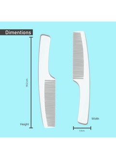 Old Tree Old Tree White Handel Hotel Comb (Pack of 50)- Perfect for Hotel Accessories | Hotel Amenities | Guest House Kit | Toiletries Kit | Clubs | NGO | Resort | Hotel | Hospital | Salons | Gyms | Travel Agency | Travel Use | Hotel Guest Amenity | White Handle Comb Size 18.5 x 3.5 cm (Without Cover)  - Image 3