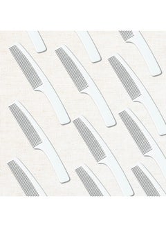 Old Tree Old Tree White Handel Hotel Comb (Pack of 50)- Perfect for Hotel Accessories | Hotel Amenities | Guest House Kit | Toiletries Kit | Clubs | NGO | Resort | Hotel | Hospital | Salons | Gyms | Travel Agency | Travel Use | Hotel Guest Amenity | White Handle Comb Size 18.5 x 3.5 cm (Without Cover)  - Image 1