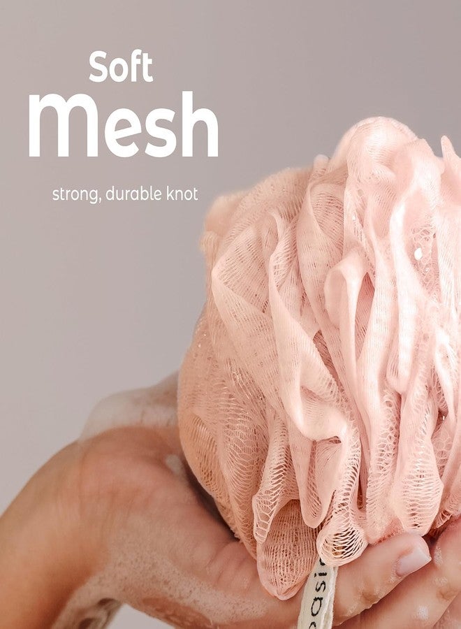 Paghadi Bath Sponge Shower Loofahs Loofa Sponge Shower Balls, Mesh Body Scrubber - Image 5