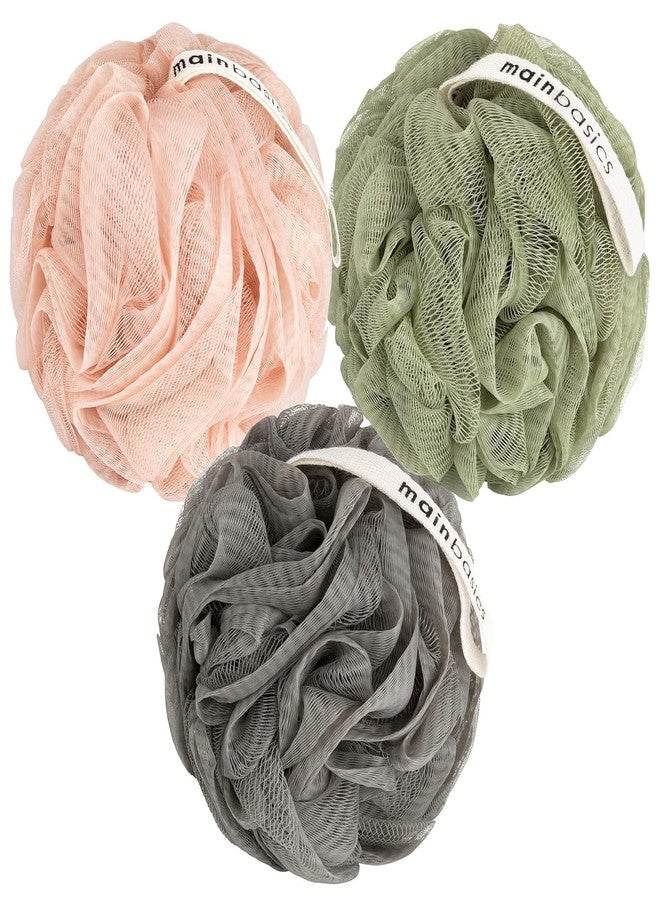 Paghadi Bath Sponge Shower Loofahs Loofa Sponge Shower Balls, Mesh Body Scrubber - Image 1