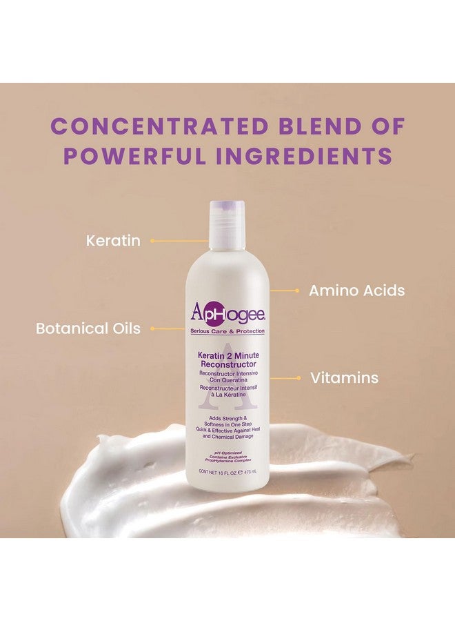 ApHogee Intensive 2 Minute Keratin Reconstructor (16 OZ) - Image 3