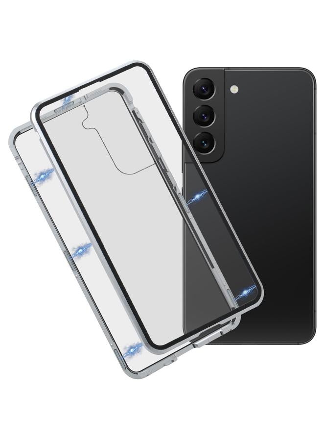 اس-توب جراب لهاتف Samsung Galaxy S21 FE 5G HD مصنوع من المعدن المغناطيسي والزجاج المقوى - Image 1