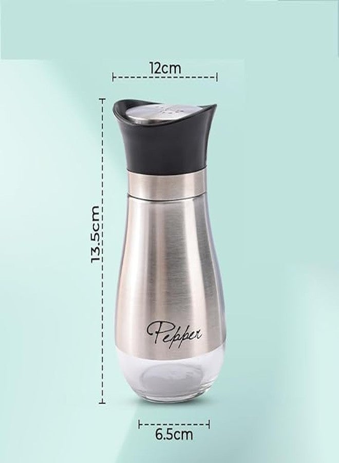 MATSON Salt & Pepper Shakers Set | Salt & Pepper Dispenser | Moisture-Proof Seasoning Shakers Set | Perfect Pour Holes for Kitchen Dining Table Restaurant. (Pack of.1) - Image 2