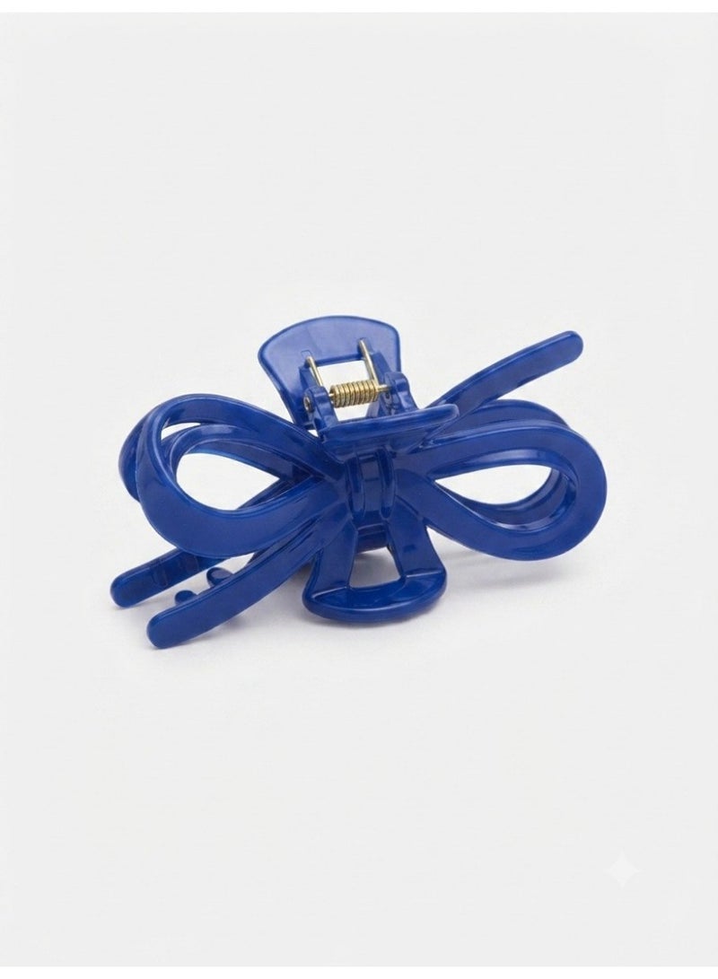 Elegant Women's Sheer Bow Hair Clip – Assorted Colors – Single Piece - Image 3