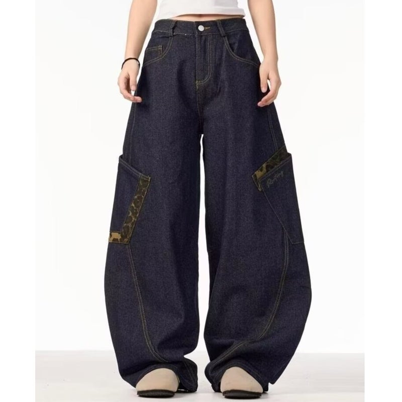 Unisex Classic Denim Jeans Loose Fit Daily Outdoor Wear - Image 5