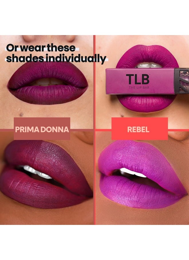 Vegan Liquid Matte Mini Lipstick Duo Kit, High Pigment & Long Lasting, Rebel + Prima Donna - pzsku/Z49624D3B1C92649E4FB6Z/45/_/1733729875/5efbd08a-d7bd-48e9-adac-268ecce09024