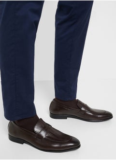 Robert Wood Texture Detail Classic Formal Slip Ons  - Image 5