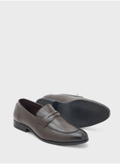 Robert Wood Texture Detail Classic Formal Slip Ons  - Image 3