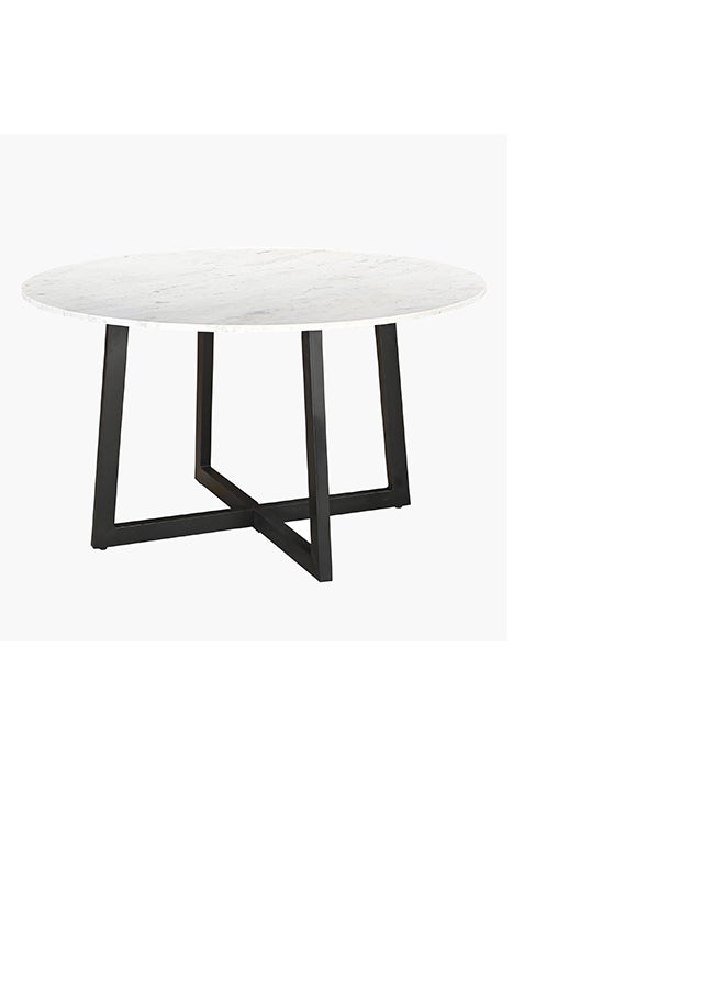 Home Box Blake 6-Seater Marble Top Round Dining Table 130 x 76 x 130 cm  - Image 1