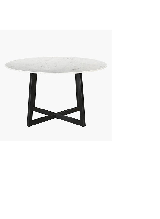 Home Box Blake 6-Seater Marble Top Round Dining Table 130 x 76 x 130 cm  - Image 3