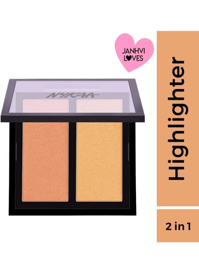 نيكا nykaa توهج جيتر - ثنائي هايلايتر وإضاءة - gliterrati - 02  - Image 2
