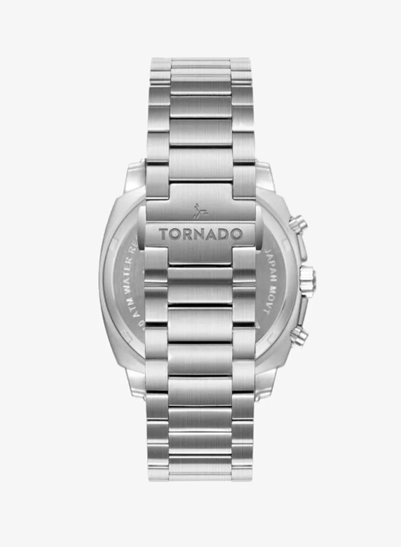 Tornado  Men's Solid stainless steel Chronograph Watch T25104S-SBSW-B - 42mm for Men | Best Price UAE