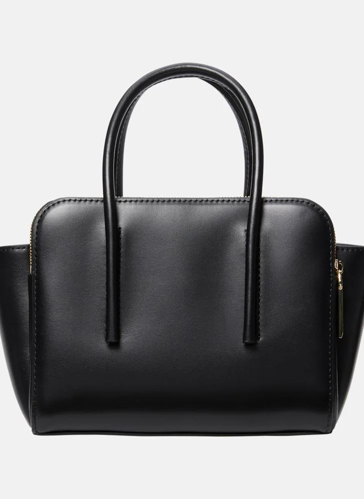 CALVIN KLEIN Log detaild Top handel zip through Satchel Bag