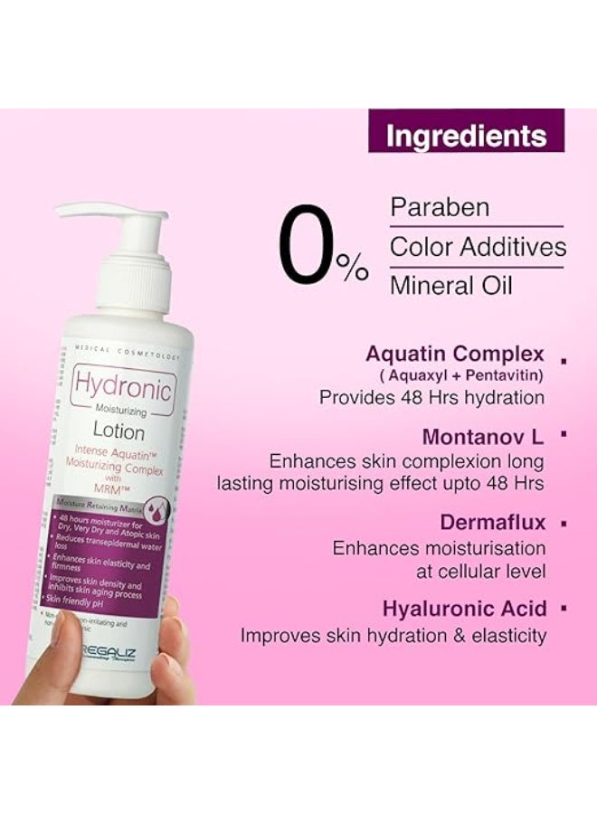 Regaliz Hydronic Moisturizing Lotion 200ml | Hydration for Soft, Smooth Skin - Image 4