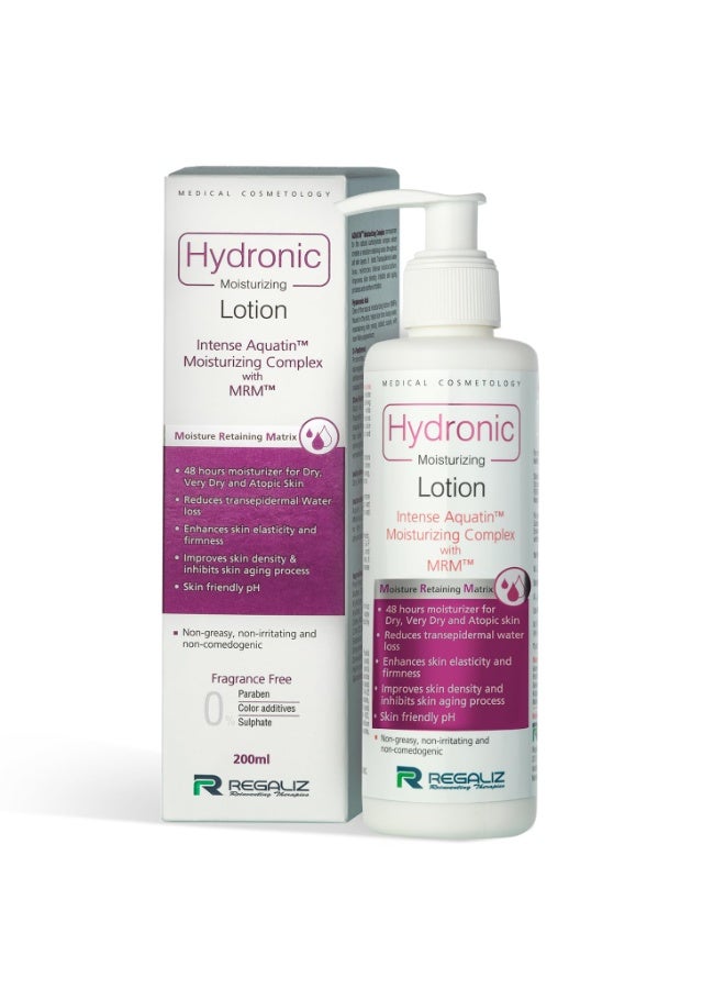 Regaliz Hydronic Moisturizing Lotion 200ml | Hydration for Soft, Smooth Skin - Image 1