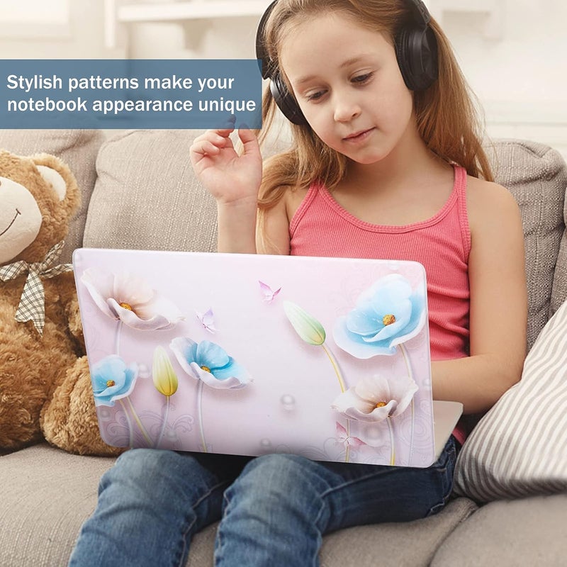 ICOLOR Laptop Skin Sticker Decal 12 13 13.3 14 15 15.4 15.6 inch Personalized Universal Notebook Vinyl Skin Stickers Cover Art Decal Computer Protector (Lotus) - Image 4