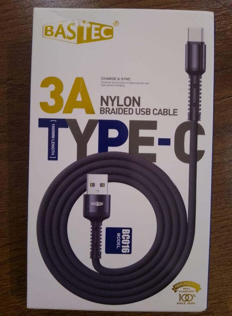 Bastec Type C Charger From BASTEC, Resistant To Breakage, With a Two-Year Warranty