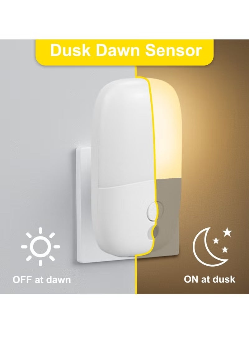 JOGAMS 2 Pack Motion Sensor Dimmable Night Light Night Lights Plug into Wall LED Adjustable Brightness Wall Light for Kids Bedroom Bathroom Hallway Kitchen Stairway - Image 3