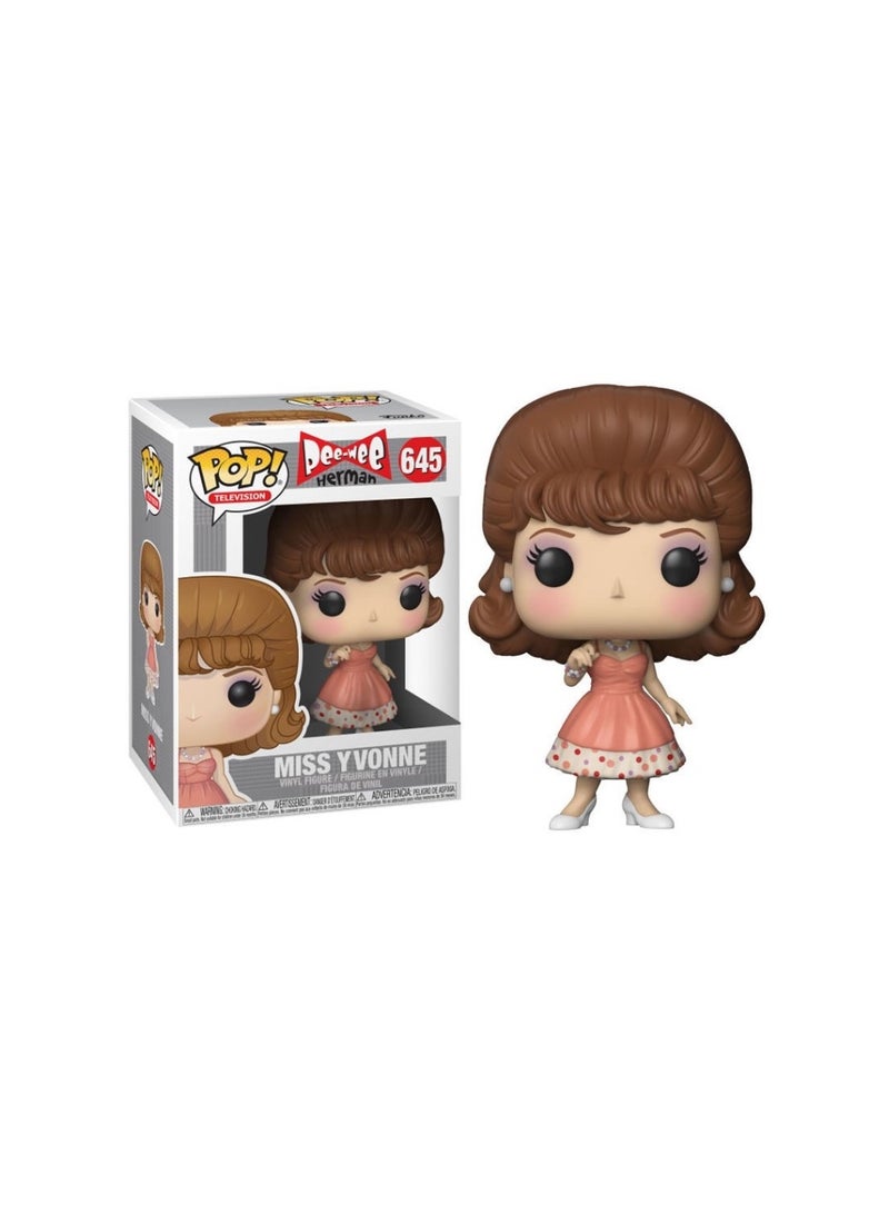 Funko Pop! Television: Pee-Wee Herman Miss Yvonne- Collectable Vinyl Figure - Gift Idea - Toys for Kids & Adults - Anime Fans - Image 1