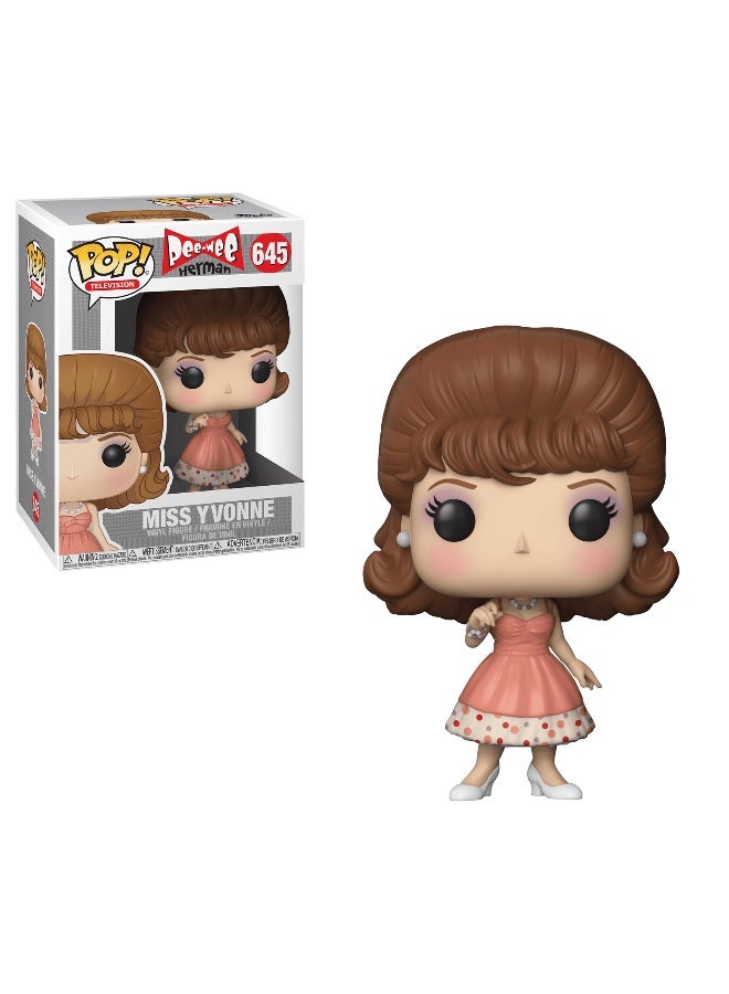 Funko Pop! Television: Pee-Wee Herman Miss Yvonne- Collectable Vinyl Figure - Gift Idea - Toys for Kids & Adults - Anime Fans - Image 2