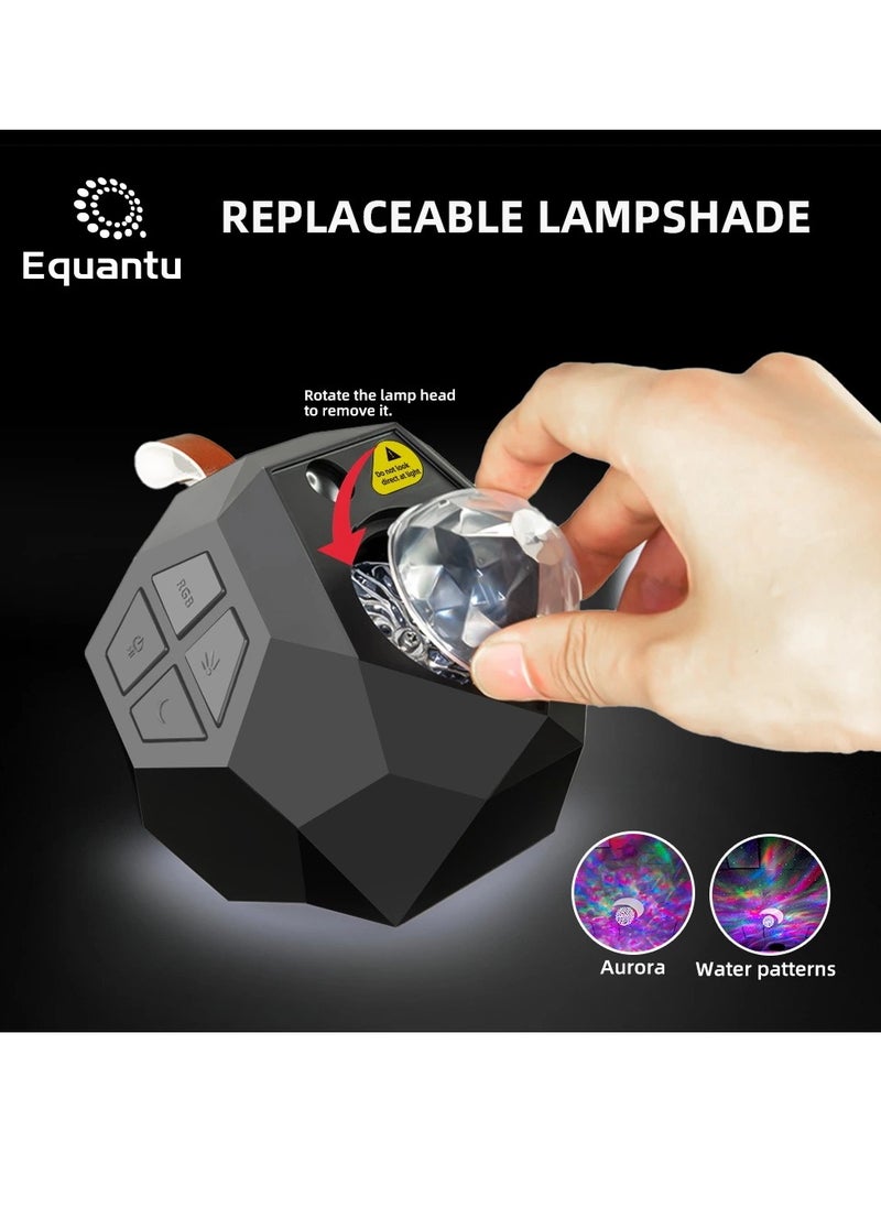 Equantu Galaxy Projector Quran Speaker SQ959 | Moon & Star LED Night Light with Quran Recitations, Adjustable Lighting Modes, Spiritual Home Decor, Perfect Gift for Relaxation, Sleep & Meditation, Ideal for Bedrooms & Living Rooms in UAE  - Image 2