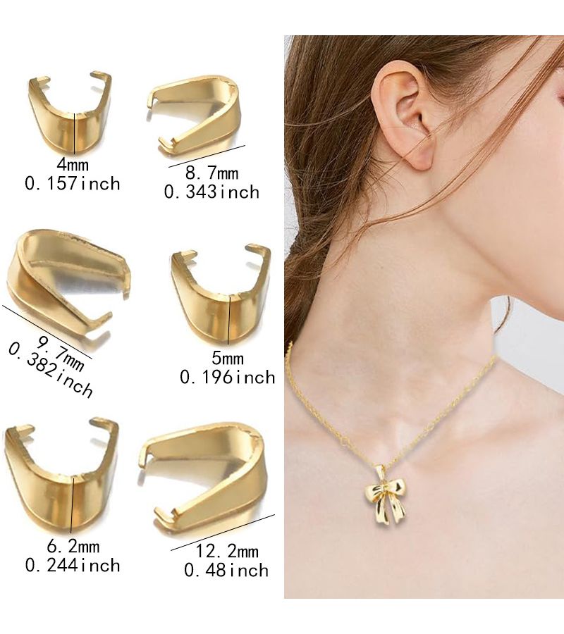 18K Gold Plated Stainless Steel Jewelry Clasps Golden 8.7mm 10 Pcs for DIY Bracelet Necklace Earring - Image 4