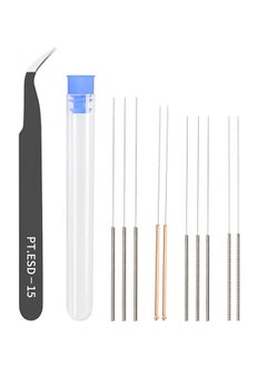 Y&D 41PCS 3D Printer Parts Accessories Tool Set Nozzles Cleaner Kit with E3D Brass Nozzles, Cleaning Needles Tweezers, Heater block and Cover,Teflon Tube Throat for Ender 3 5  - Image 2